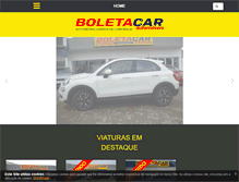 Tablet Screenshot of boletacar.com